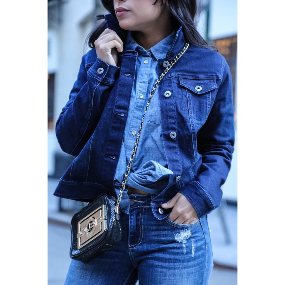 DG2 by Diane Gilman denim jacket